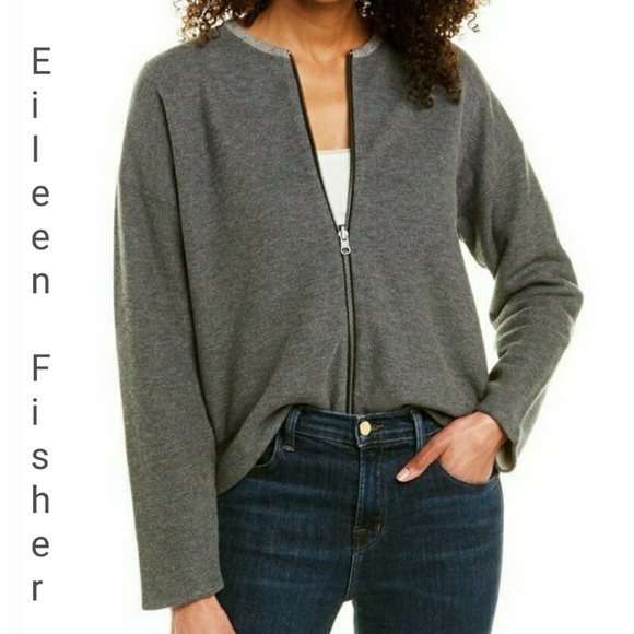 Eileen Fisher Jackets & Blazers - SALE Eileen Fisher Ash Knit Cardigan Sweater Jacket